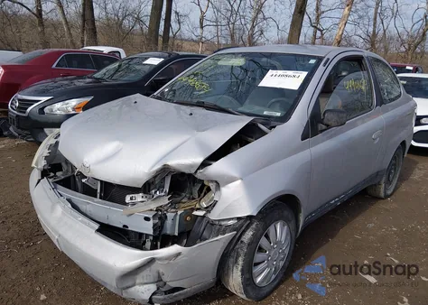 2002 Toyota Echo z USA, uszkodzony, nr VIN JTDAT123620254131